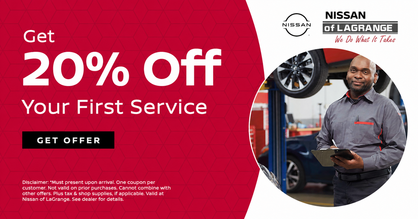Oil Change Special, Starting at $24.99 at Nissan of LaGrange